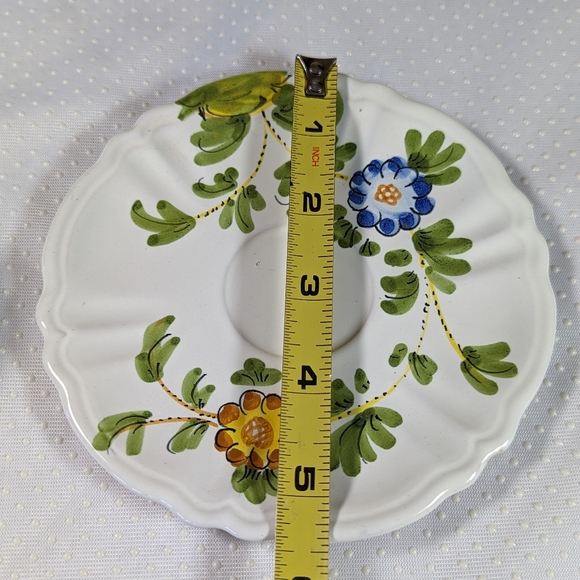 Cantagalli Vintage Majolica Teacup And Saucer Made In Italy RARE - Picture 10 of 10